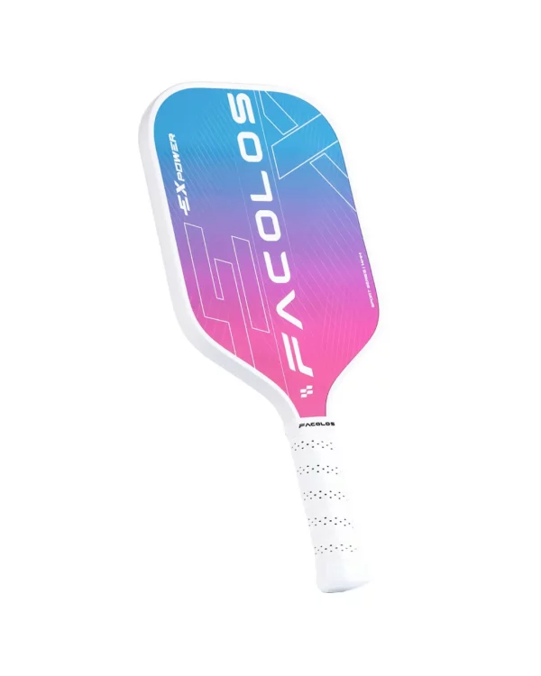 Bộ 2 vợt Pickleball Facolos Sport Series – ExPower White 14mm