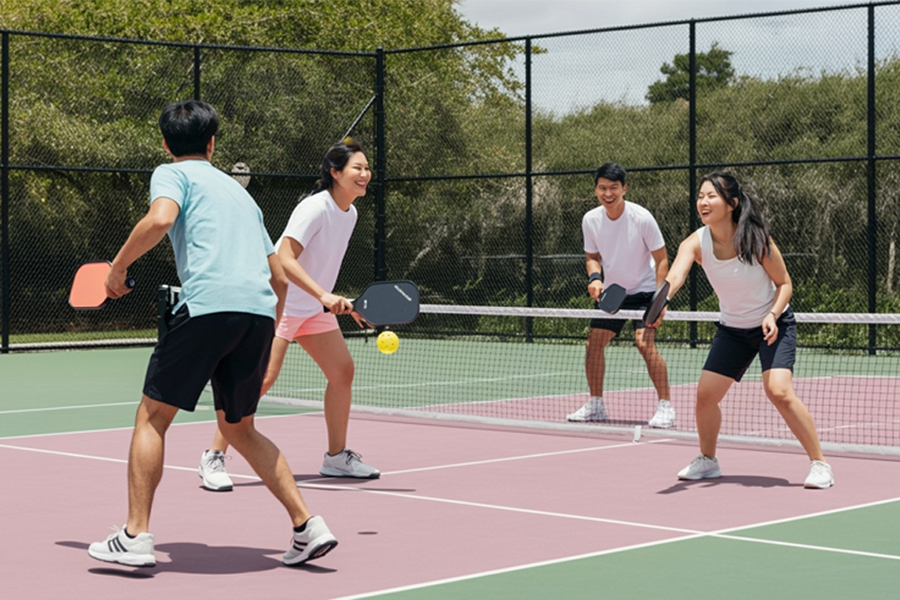 Stacking trong pickleball là gì? Tìm hiểu về lối đánh stacking